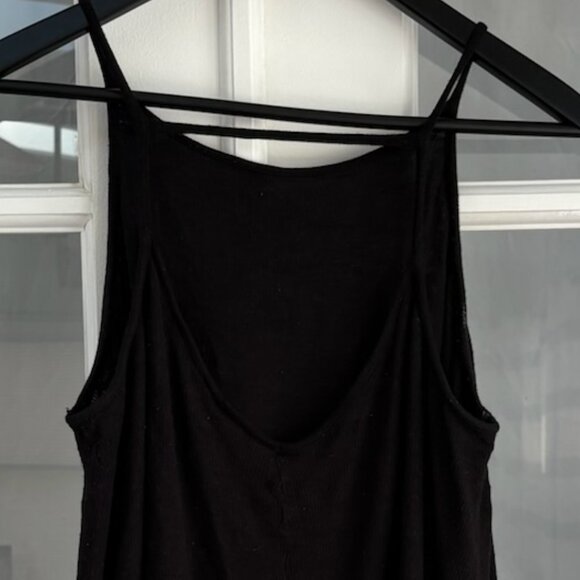 Mossimo Scoop Neck Open Back Spaghetti Strap Asymmetrical Tank Top - Picture 3 of 4